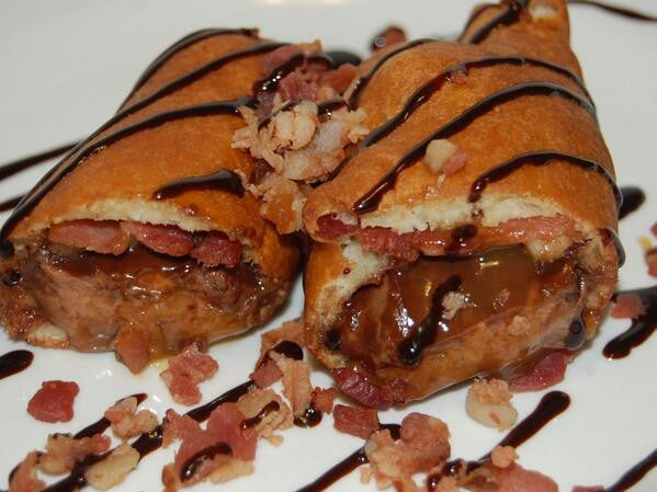 Deep Fried Mars Bar With Bacon